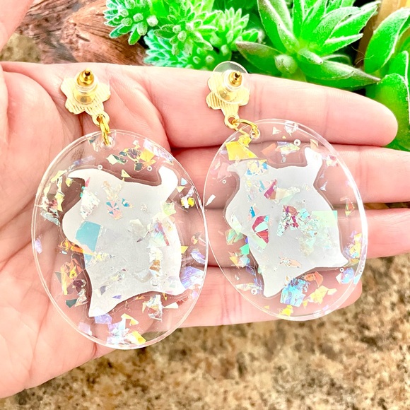 Oogie Boogie Acrylic Dangle Earrings - Picture 5 of 5